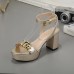 Gucci Shoes for Women Gucci Sandals Leather high heel sandals Heel height 8cm #99903669