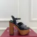 Gucci Shoes for Women Gucci Sandals Women's platform sandal in leather White/Black/Brown/Red #A54190