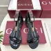Gucci Shoes for Women Gucci Sandals Women's sandal with bamboo patent leather #A54023