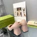Women Gucci Leather Sandals Heel height 25CM #A34921
