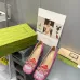 Women Gucci Sandals Leather Heel 25CM #A34922