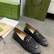 Gucci Shoes for Women Horsebit Loafers Black #A48782