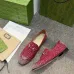Gucci Shoes for Women Horsebit Loafers Red #A48780