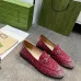 Gucci Shoes for Women Horsebit Loafers Red #A48780