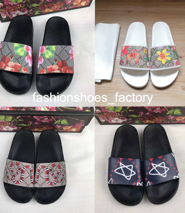 Brand G Men Women Slippers Luxury Brand G Sliders Beach Indoor sandals Printed Casual Slippers #99116707