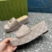 Gucci Shoes for Women's Canvas Slip On Platform Slide Sandals #A48976