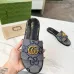 Gucci Shoes for Women's Gucci Slippers Marmont Toile Black #A48986