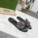 Gucci Shoes for Women's Gucci Slippers Marmont Toile Black #A48986
