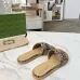Gucci Shoes for Women's Gucci Slippers Marmont Toile Brown #A48987