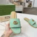 Gucci Shoes for Women's Gucci Slippers Marmont Toile Green #A48985