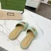 Gucci Shoes for Women's Gucci Slippers Marmont Toile Green #A48985