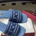 Gucci Shoes for Women's Gucci Slippers velvet-trimmed embroidered denim #A48876