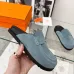 Hermes Shoes Hermes slippers Suede Calfskin Mens Womens Sizes 35-46 #A50829