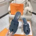 Hermes sandals for Women Heels 7cm Blue #A38809