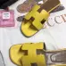 Hermes Women's Leather High heeled slippers sizes 35-41 #99903661