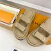 Louis Vuitton Shoes Classic couple slippers Apricot #A48720