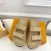 Louis Vuitton Shoes Classic couple slippers Apricot #A48720