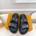 Louis Vuitton Shoes Classic couple slippers Black #A48718