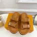 Louis Vuitton Shoes Classic couple slippers Khaki #A48719