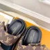 Louis Vuitton Shoes for Louis Vuitton Unisex Shoes Pool Pillow Brown #A48716