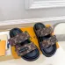 Louis Vuitton Shoes for Louis Vuitton Unisex Shoes Pool Pillow Brown #A48716