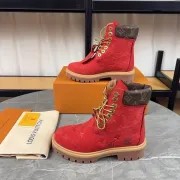 Louis Vuitton x Timberland boots for Louis Vuitton Unisex Shoes 3.5CM #A44154