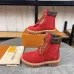 Louis Vuitton x Timberland boots for Louis Vuitton Unisex Shoes 3.5CM #A44154