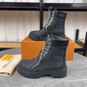 Louis Vuitton x Timberland boots for Louis Vuitton Unisex Shoes 3.5CM #A44155