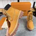 Louis Vuitton x Timberland boots for Louis Vuitton Unisex Shoes 3.5CM #A44156