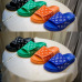 Louis Vuitton MONOGRAM Unisex Sandals Green/Blue/Orange/Black #A22415