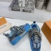 Louis Vuitton Skate Sneakers LV Trainer Blue #A31058