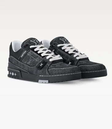 Louis Vuitton Trainer Sneakers Black #A52657