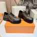 Louis Vuitton Black Sneakers: Patent Leather &amp; Iconic LV Logo, Merging Luxury and Edge Black/White/Brown #A54199