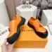 Louis Vuitton Black Sneakers: Patent Leather &amp; Iconic LV Logo, Merging Luxury and Edge Black/White/Brown #A54199