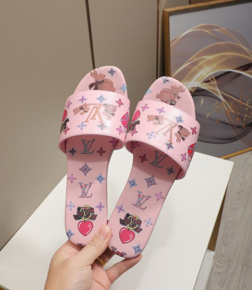 Cheap Louis Vuitton Shoes for Women's Louis Vuitton Slippers #A23295