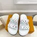 Louis Vuitton Shoes for Women's Louis Vuitton Mule White Multicolor #A54020