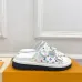 Louis Vuitton Shoes for Women's Louis Vuitton Mule White Multicolor #A54020