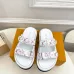 Louis Vuitton Shoes for Women's Louis Vuitton Mule White Multicolor #A54020