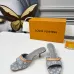Louis Vuitton Shoes for Women's Louis Vuitton Slippers Heel height:5.5cm #A54019