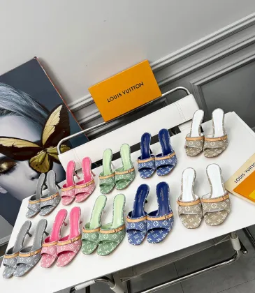 Louis Vuitton Shoes for Women's Louis Vuitton Slippers Heel height:5.5cm #A54019