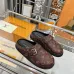 Louis Vuitton Shoes for Women's Louis Vuitton Slippers LV Easy Monogram Grey/Brown #A54179