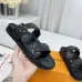 Louis Vuitton Shoes for Women's Louis Vuitton Slippers Sunset Flat Comfort Mule #A48700
