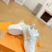 Louis Vuitton Shoes for Women's Louis Vuitton Sneakers White/Black/Blue/Pink #A47915