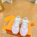 Louis Vuitton Shoes for Women's Louis Vuitton Sneakers White/Black/Blue/Pink #A47915