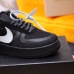 Nike x OFF-WHITE Air Force 1 shoes High Quality Black #999928119