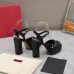 2023SS Valentino Shoes The latest metal rivets wedge high platform sandals #A23191