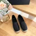 YSL women's espadrilles Flats Black/Gold/White/Pink #A43907