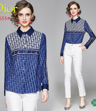 Dior New printed shirt for women #99902981