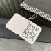 LOEWE Vibrant Grey Knit Halter Top with Iconic White Quatrefoil Motif and Striped Hem for Effortless Chic Style one size #A54229