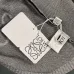 LOEWE Vibrant Grey Knit Halter Top with Iconic White Quatrefoil Motif and Striped Hem for Effortless Chic Style one size #A54229